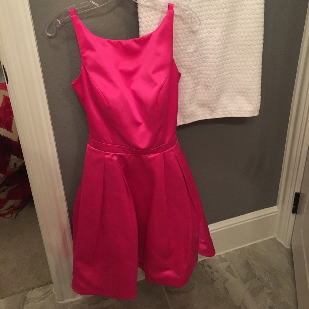 Hot Pink Sherri Hill Hoco/Homecoming Dress
